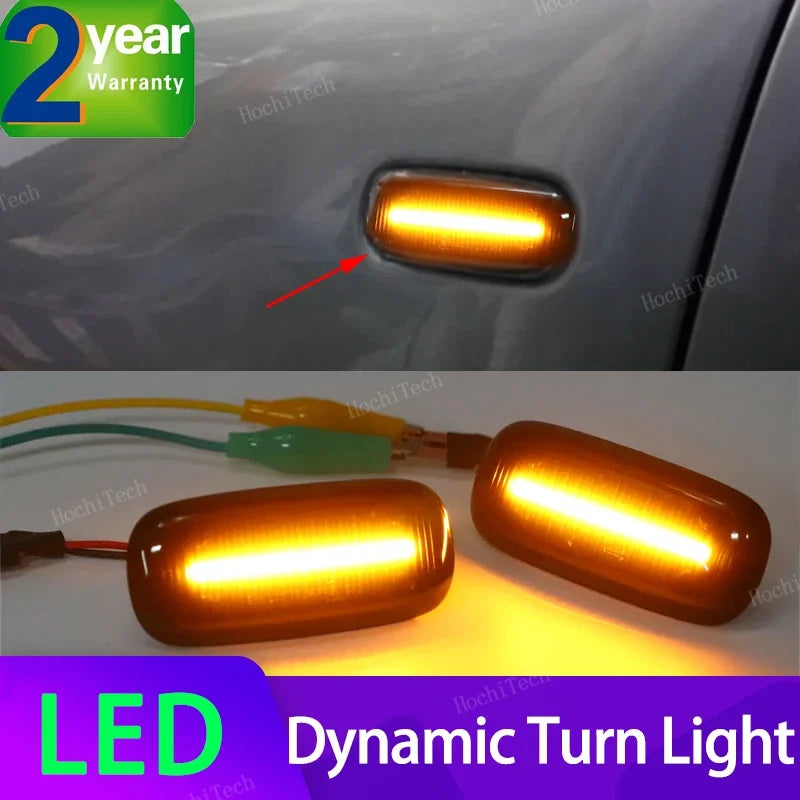 LED sekvencinės šoninės žibintai Audi A2 A3 8L A4 A8 TT