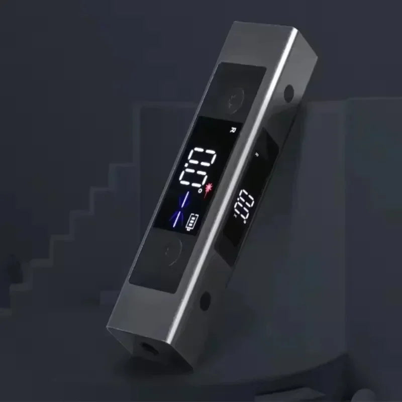 2 In 1 Laser Level Ruler Type-C &ndash; Dual Laser Protractor