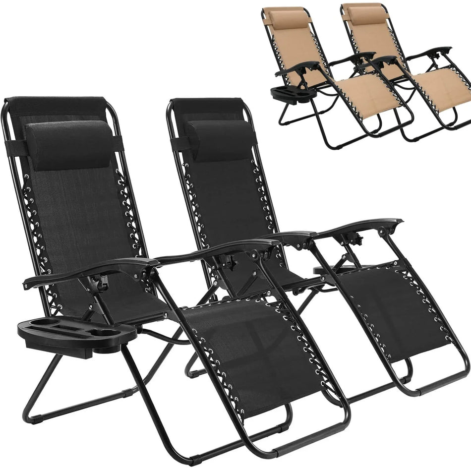 Paari kokkuklapitavad nullgravitatsiooni lõõgastuspingid koos padjadega