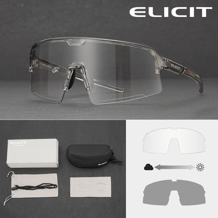 ELICIT Photochromic Sports Cycling Glasses &ndash; Anti-Glare and UV Protection 05