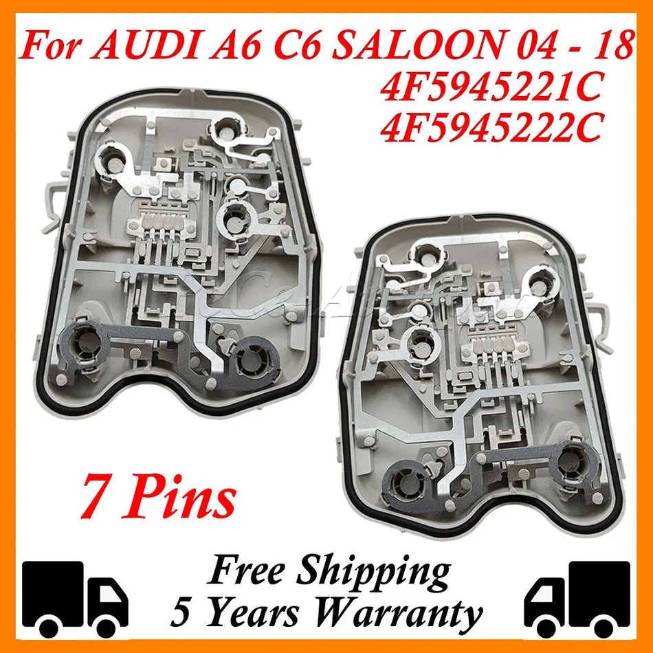 Aizmugurējā aizmugurējo lukturu shēmas plate Audi A6 C6 2005-2008 4F5945221C 4F5945222C