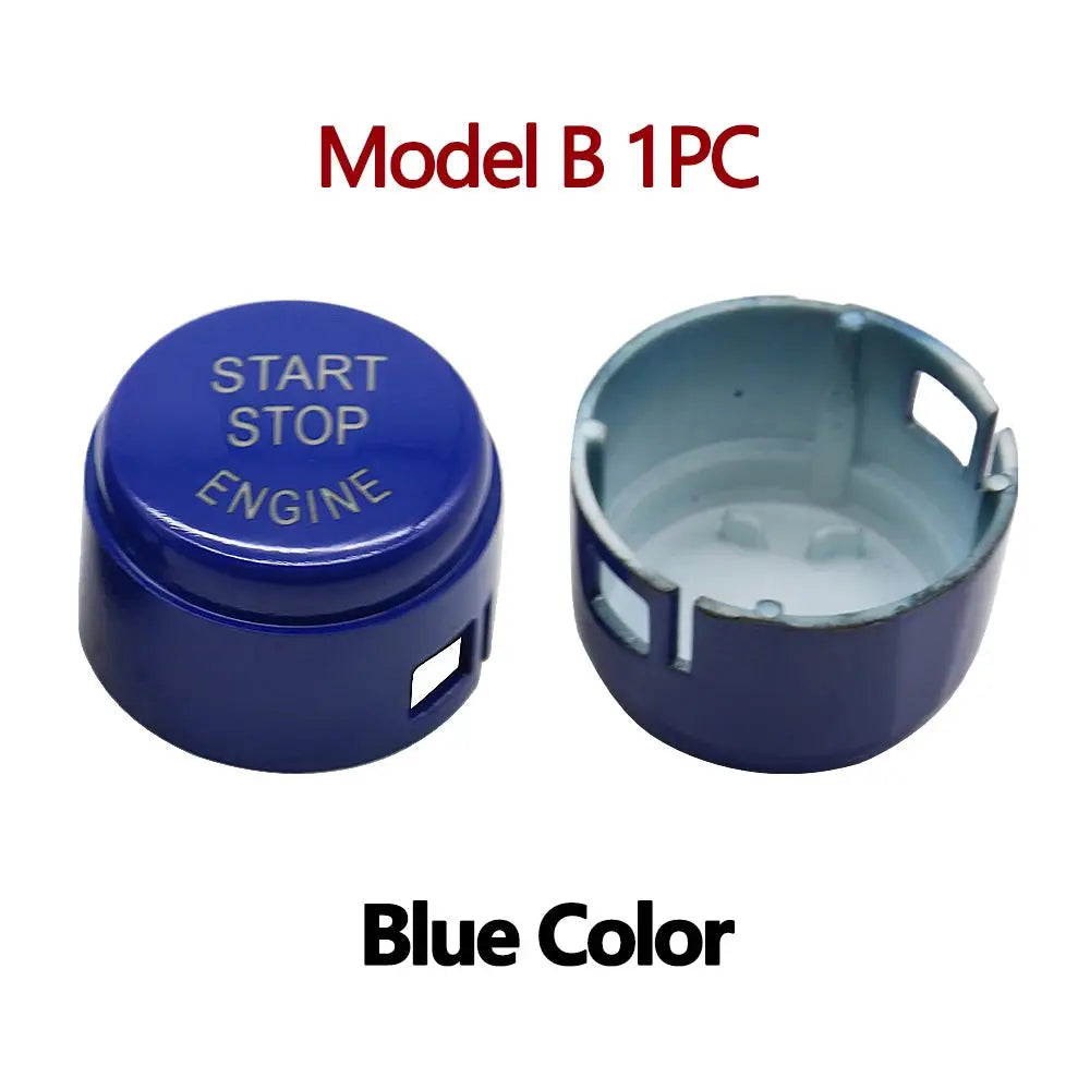 Black Silver Red Blue Car Engine Ignition Start Stop Switch Push Button For BMW X3 X4 F25 F26 61319291691 by InterCyprus Trading Ltd