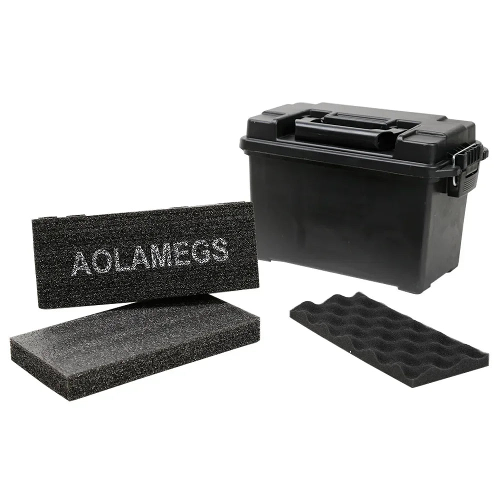 AMMO 50-P Plastic Box - Foam Pistol Magazine Holder