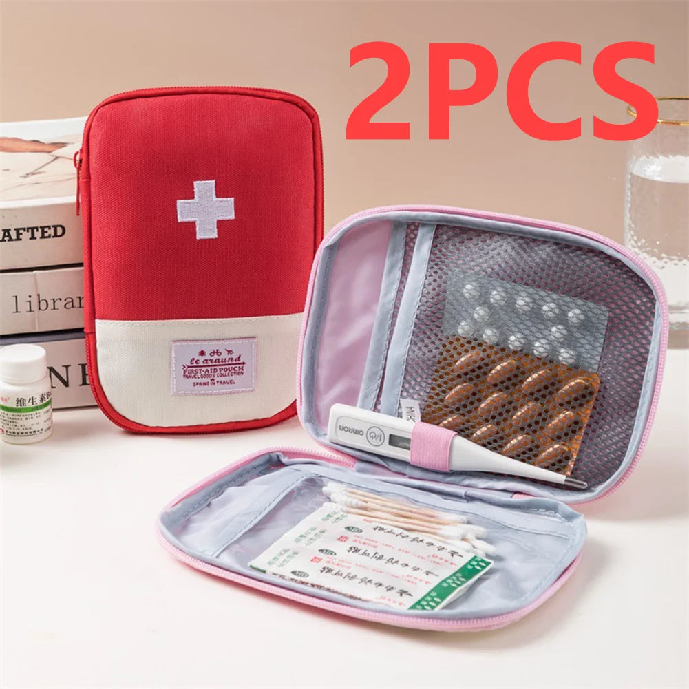 2PCS Mini Medicine Bag &ndash; Cute First Aid Kit Organizer