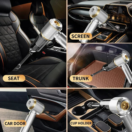 CENRR 998000PA Car Vacuum Cleaner - Cordless, Powerful, and Portable