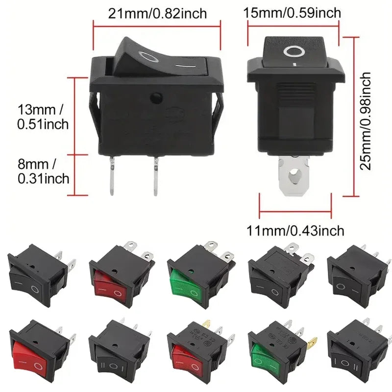 KCD1 Snap-In Boat Rocker Switch &ndash; Reliable On Off Functionality