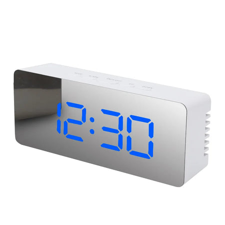 Digital LED Alarm Clock with Temperature Display and Snooze Function Blue