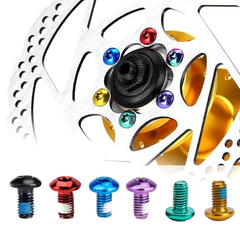 Bike Disc Brake Rotor Bolts &ndash; Durable Steel T25 M5x9 Secure Fit