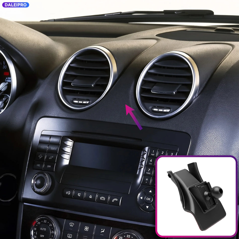 Bezdrátový držák telefonu s 66W nabíjením pro Mercedes-Benz ML 350 550 W164