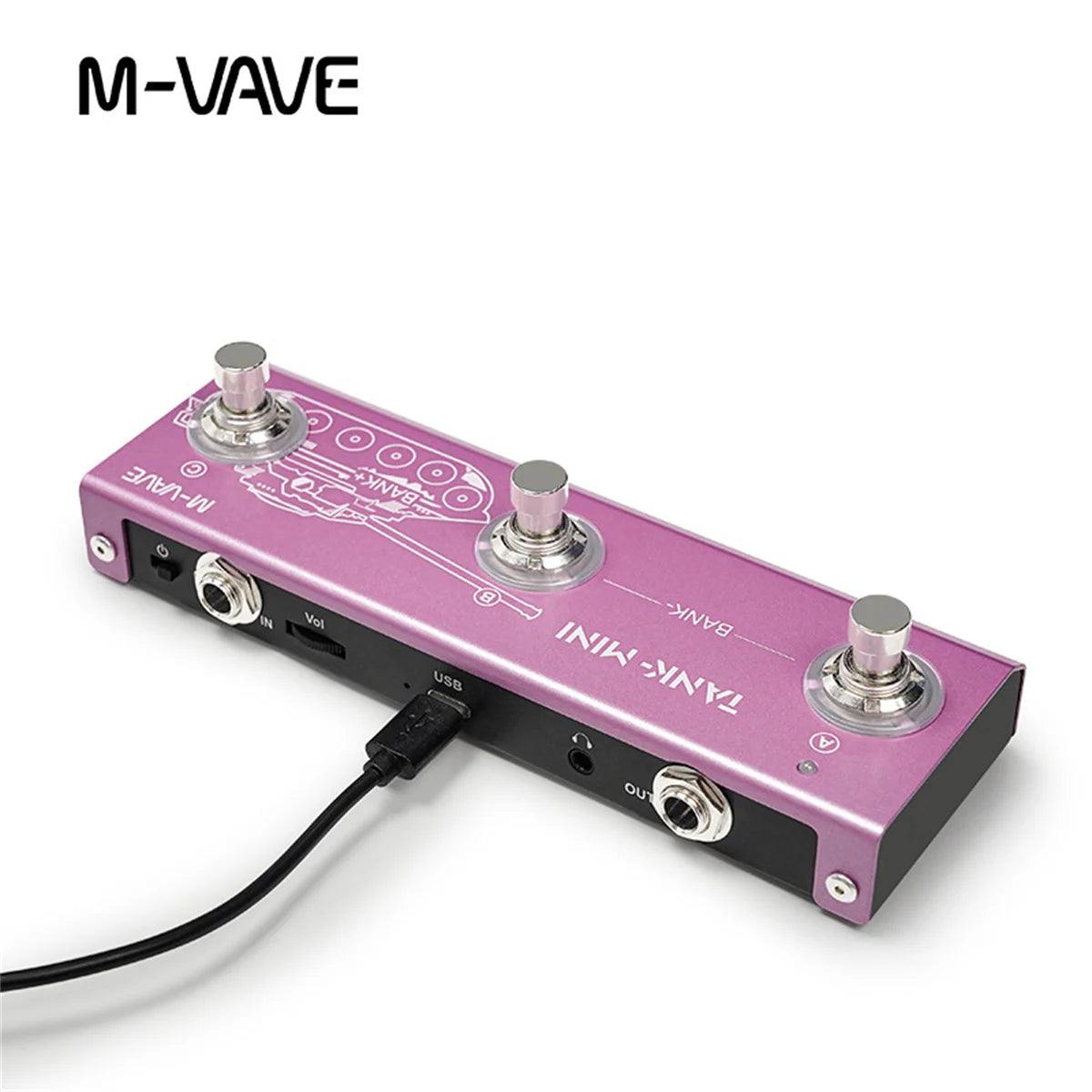 M-VAVE TANK-MINI Multi FX Pedal &ndash; Pro IR OTG Recording