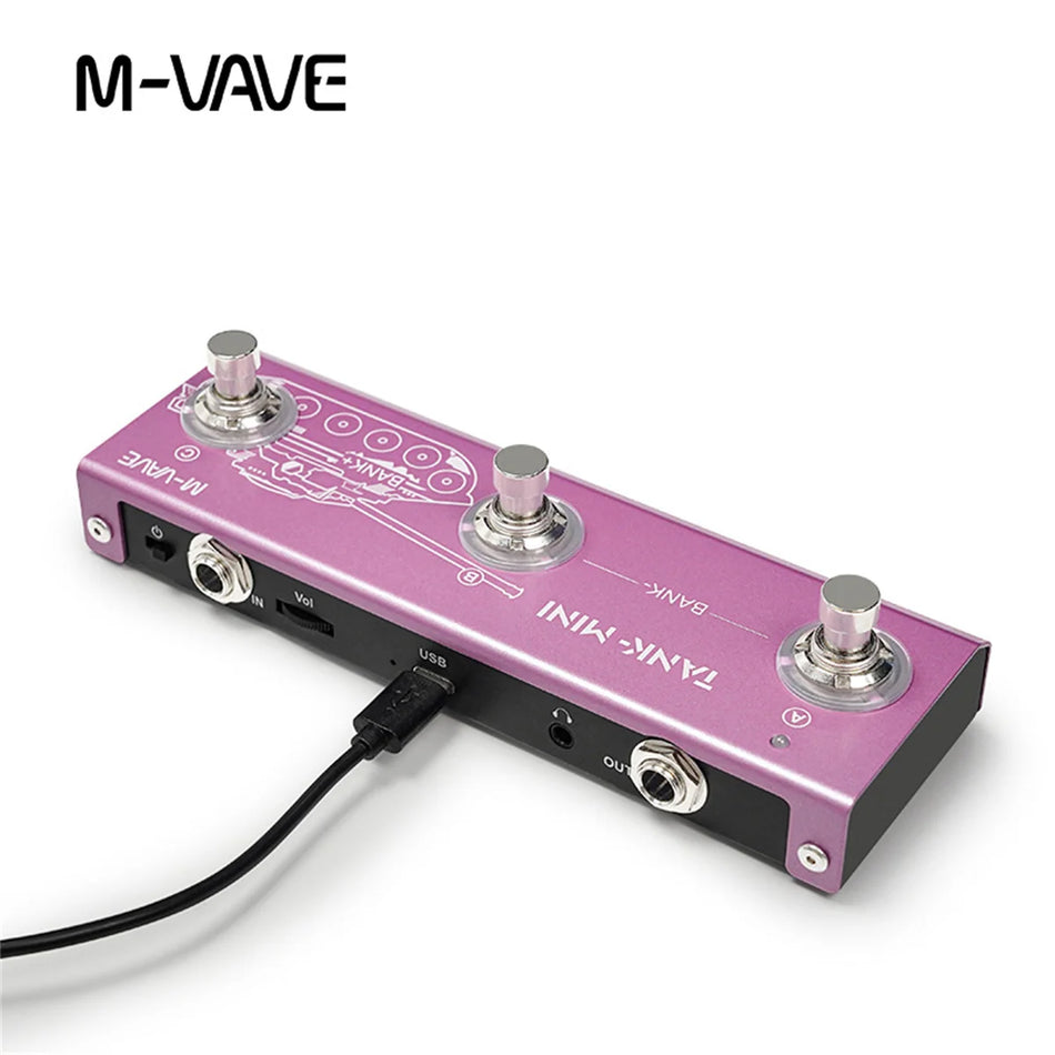 M-VAVE TANK-MINI Multi FX Pedal &ndash; Pro IR OTG Recording