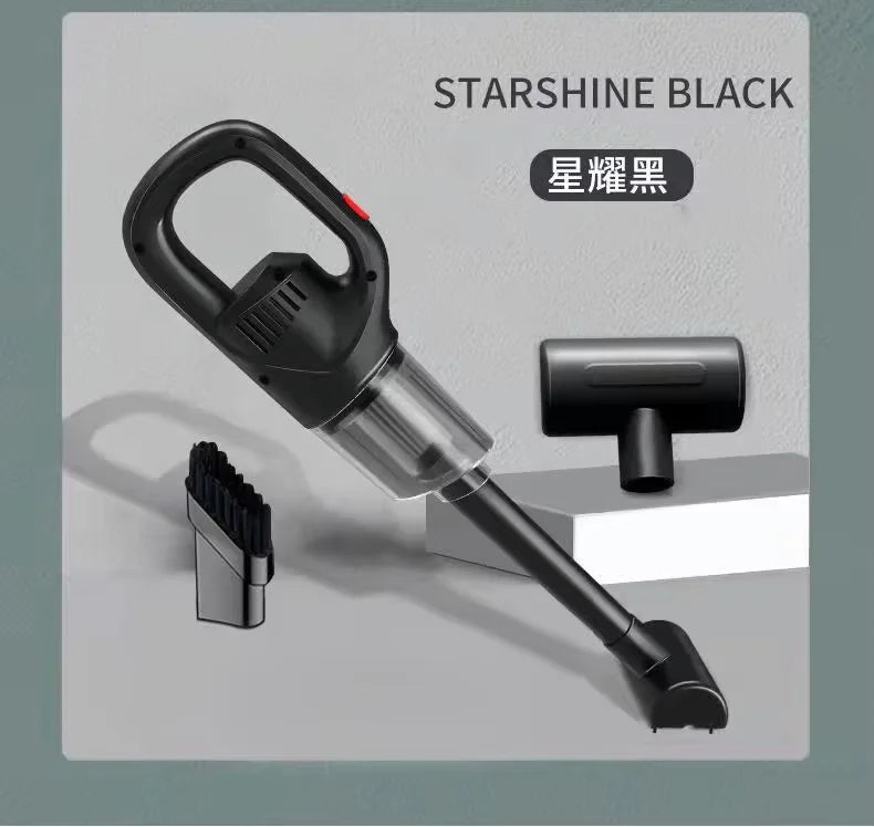 Strong Suction Wireless Handheld Vacuum &ndash; Compact Cordless Black
