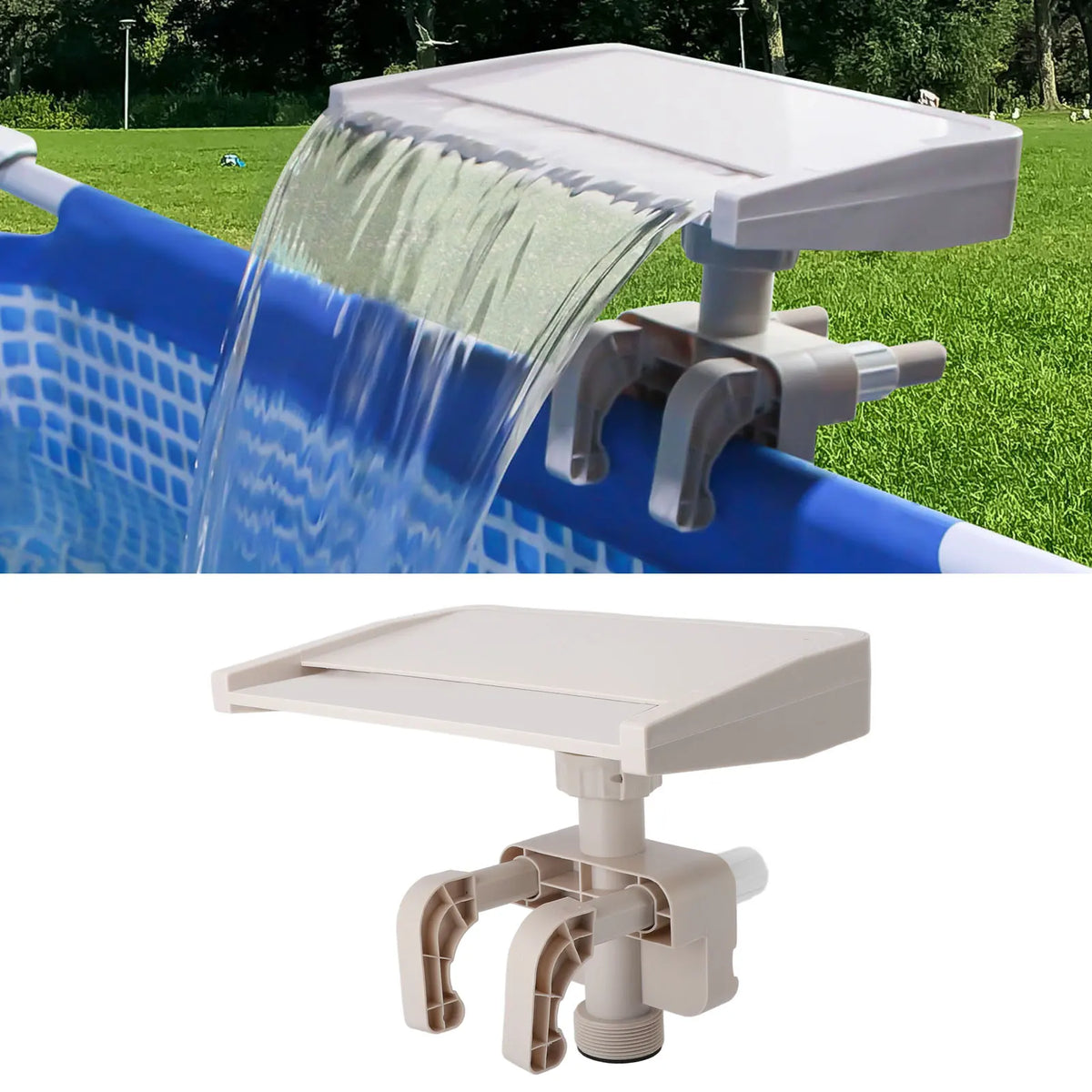 Relaxing Waterfall Cascade Pool Fountain &ndash; Detachable PVC CHINA