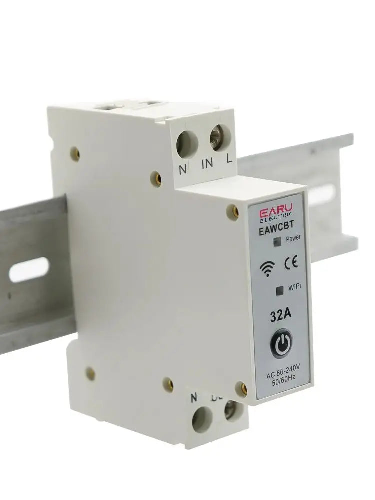 Tuya eWeLink WiFi Smart Circuit Breaker 1P+N 63A with Voice Control