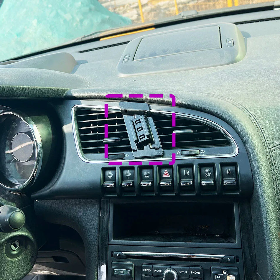 Peugeot 3008 Telefonhållare Med Fast Bas Trådlös Laddning