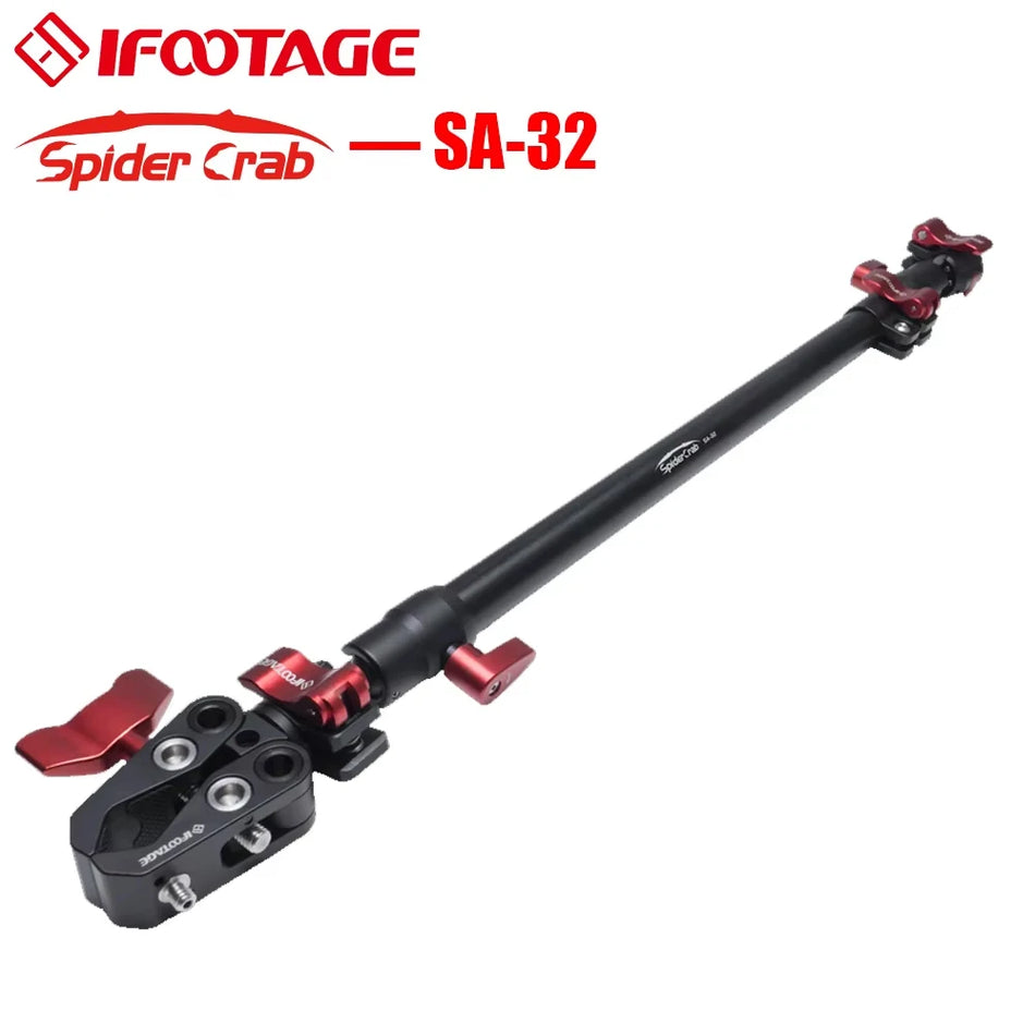 IFootage 32 Inch Camera Arm Spider Crab - Telescoping Clamp