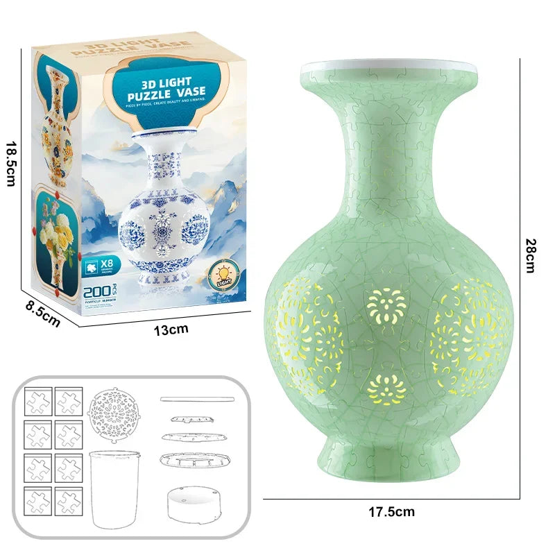 Puzzle Led Fretwork Waterproof Flower Planter &ndash; LED Glow