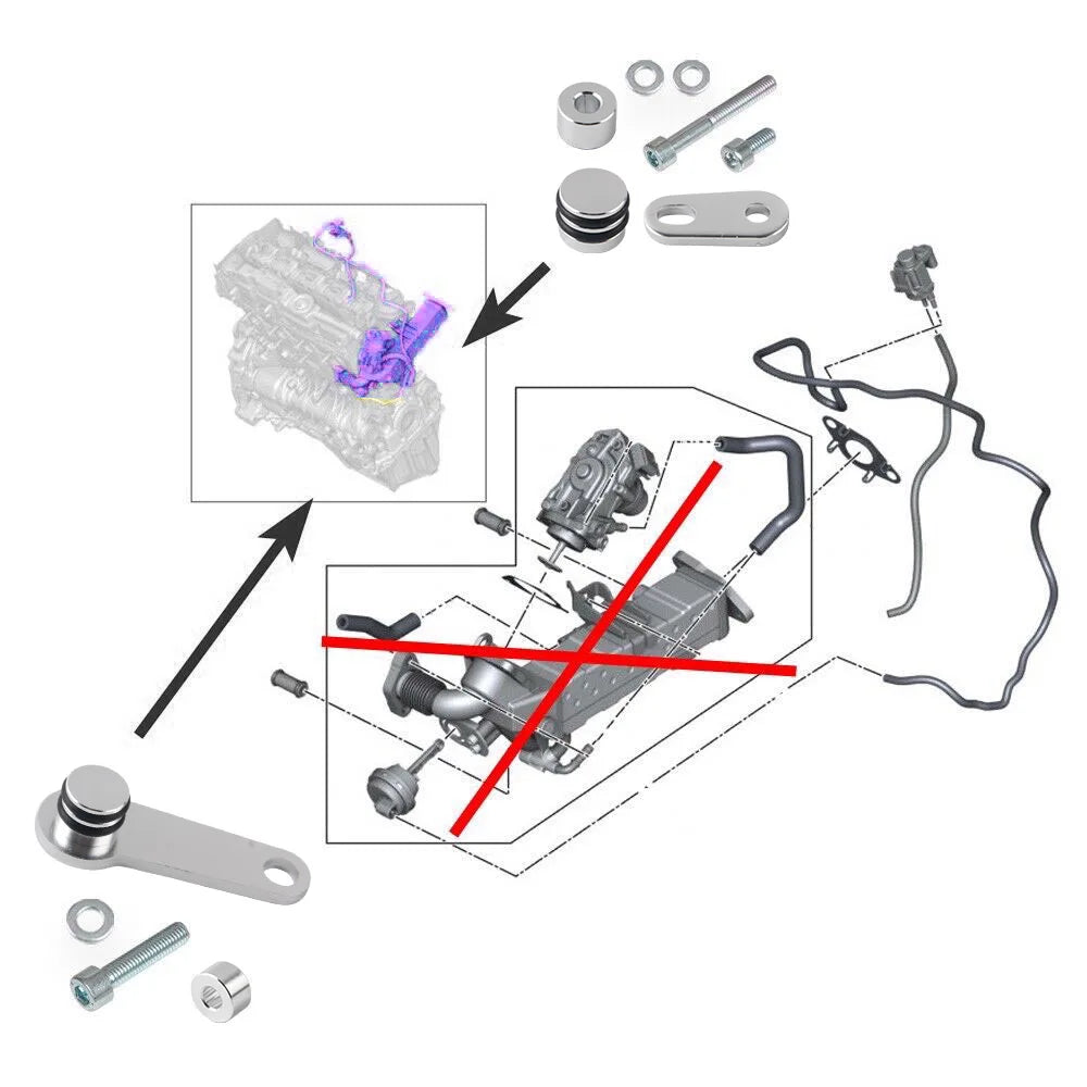 Valve Gasket Repair Kit Stainless Steel For BMW B47 F20 by InterCyprus Trading Ltd