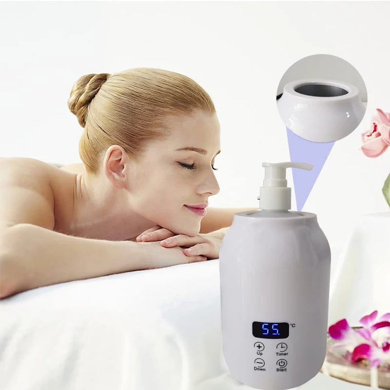 250ML Electric Massage Oil Warmer &ndash; Digital LED Touch Screen