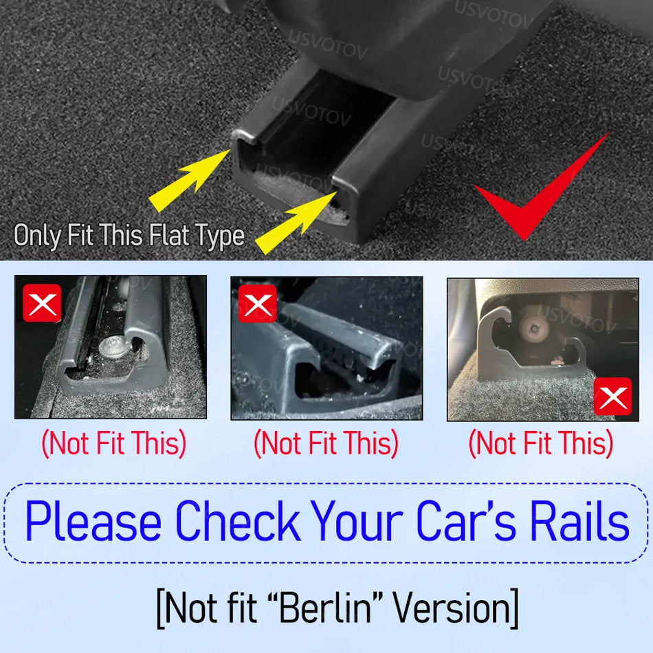 Rückbank-Schienenabdeckungen Anti-Kick-Pads für Tesla Model 3 Y Juniper 2025