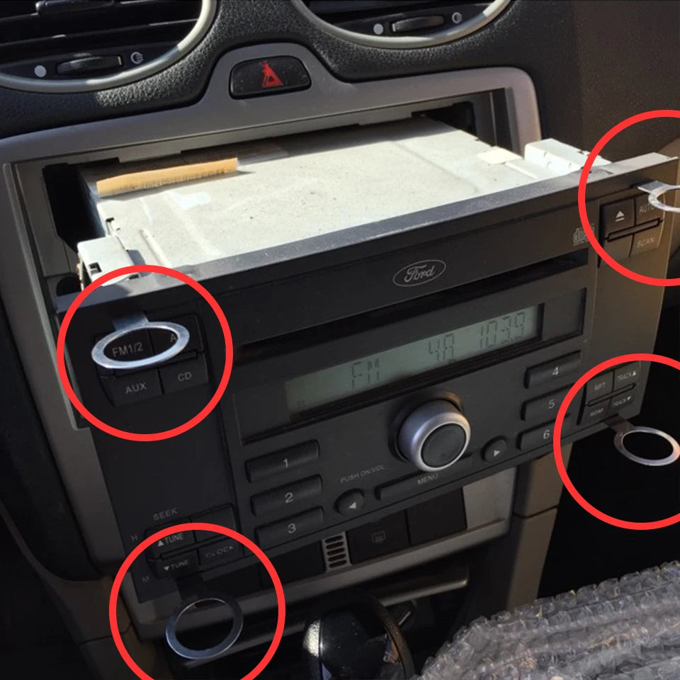 Car Stereo Radio Removal Tool Key 4Pcs Kit - Universal Fit