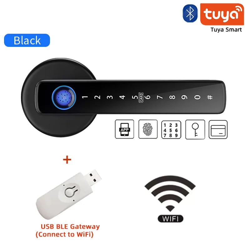 XSDTS M5 Smart Fingerprint Lock F2 Black Gateway
