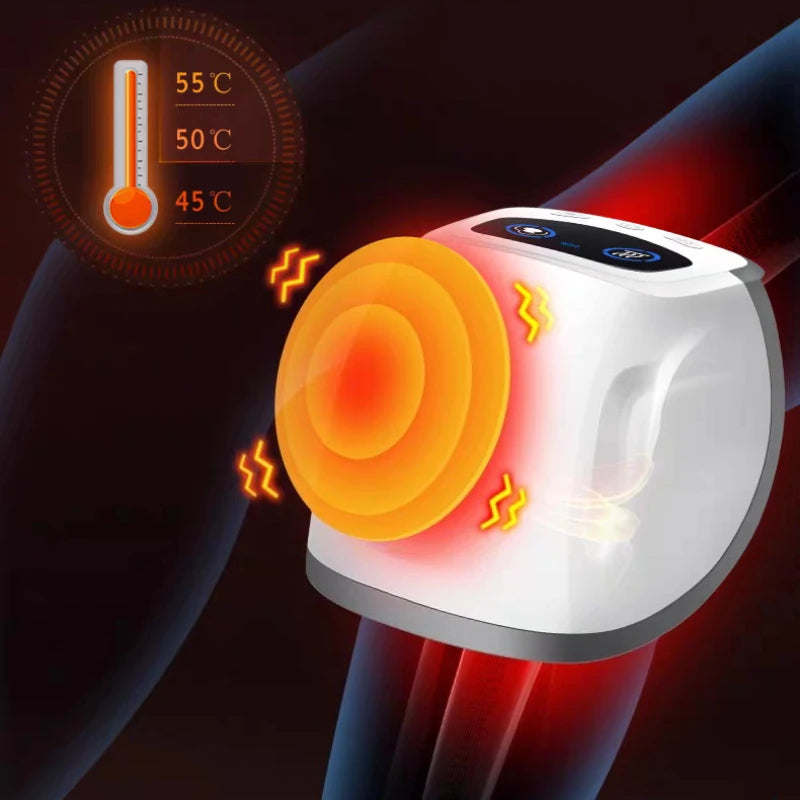 Masér na kolena s lehkou terapií a vzduchovou masáží pro artritidu