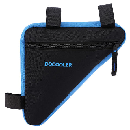 MTB Triangle Bicycle Bag - Lightweight Durable Storage Blue