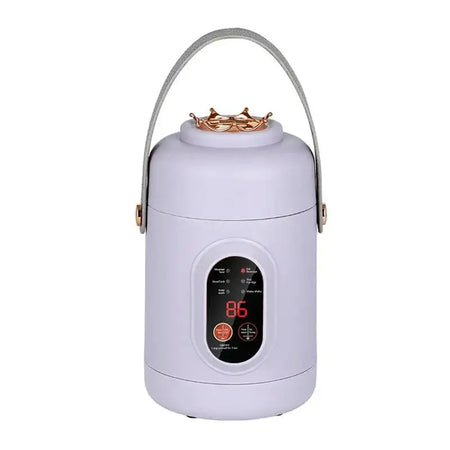 Portable Electric Kettle Rice Cooker Lunch Box 500W 200815-purple / EU / Russian Federation