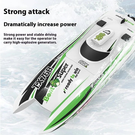 High-Speed TX768 RC Boat - 30km/h Turbojet Remote Control Watercraft for Ages 14+