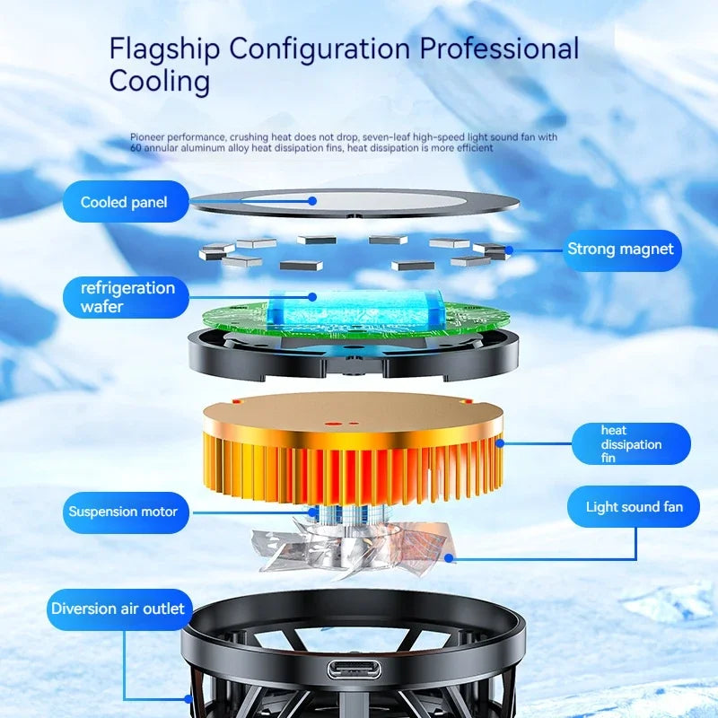 GT31 Game Cooler &ndash; Efficient Magnetic Radiator for Phones