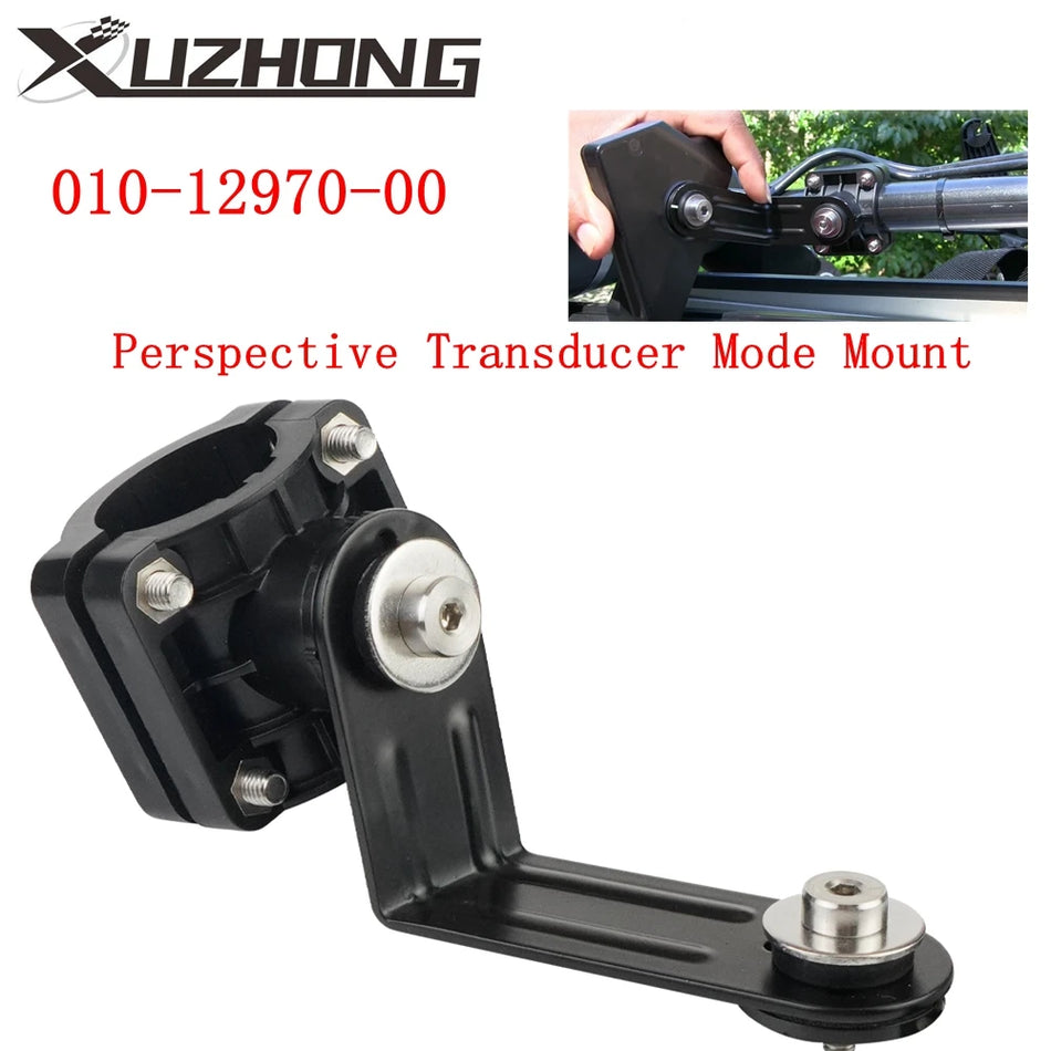 Montážní držák pro sonarový transducer Perspective Trolling Motor Live Scope pro Panoptix LVS32, černý