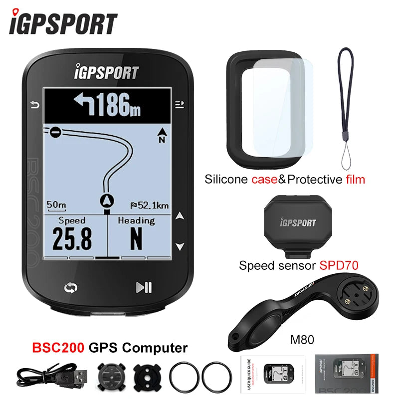 iGPSPORT BSC200C &ndash; Waterproof GPS Bike Computer with Route Navigation bsc200 group5 / CHINA