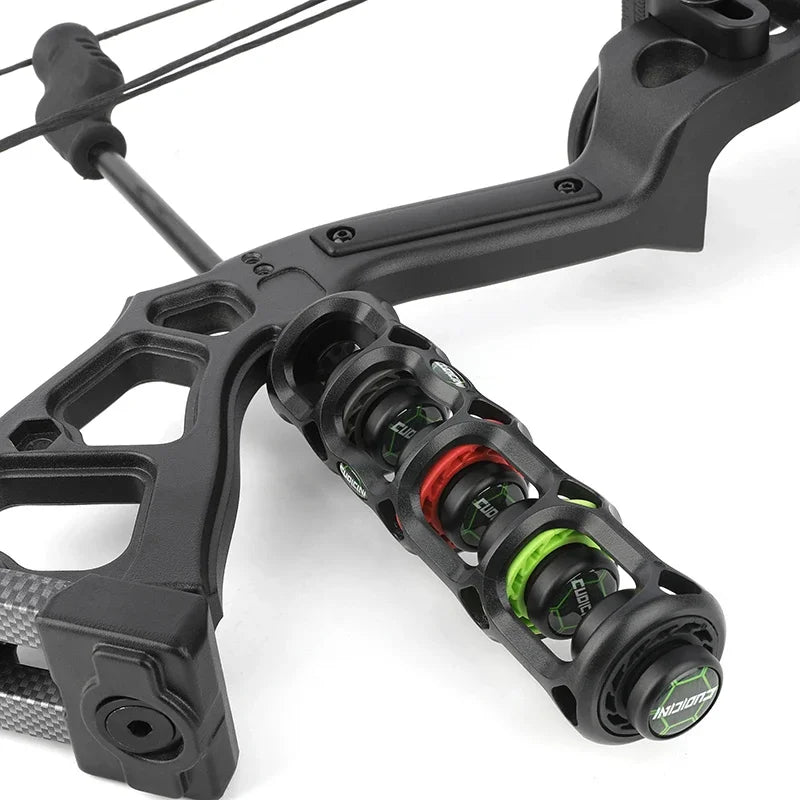 Compoundbogen-Stabilisator, Kunststoffdämpfer, Bogen-Vibrationsdämpfer für Bogenschießen