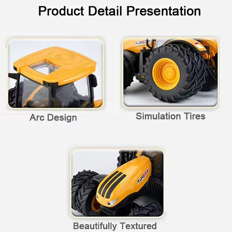 Farm Trucks 1/24 Dicast Tractor Toys &ndash; Realistic Playset