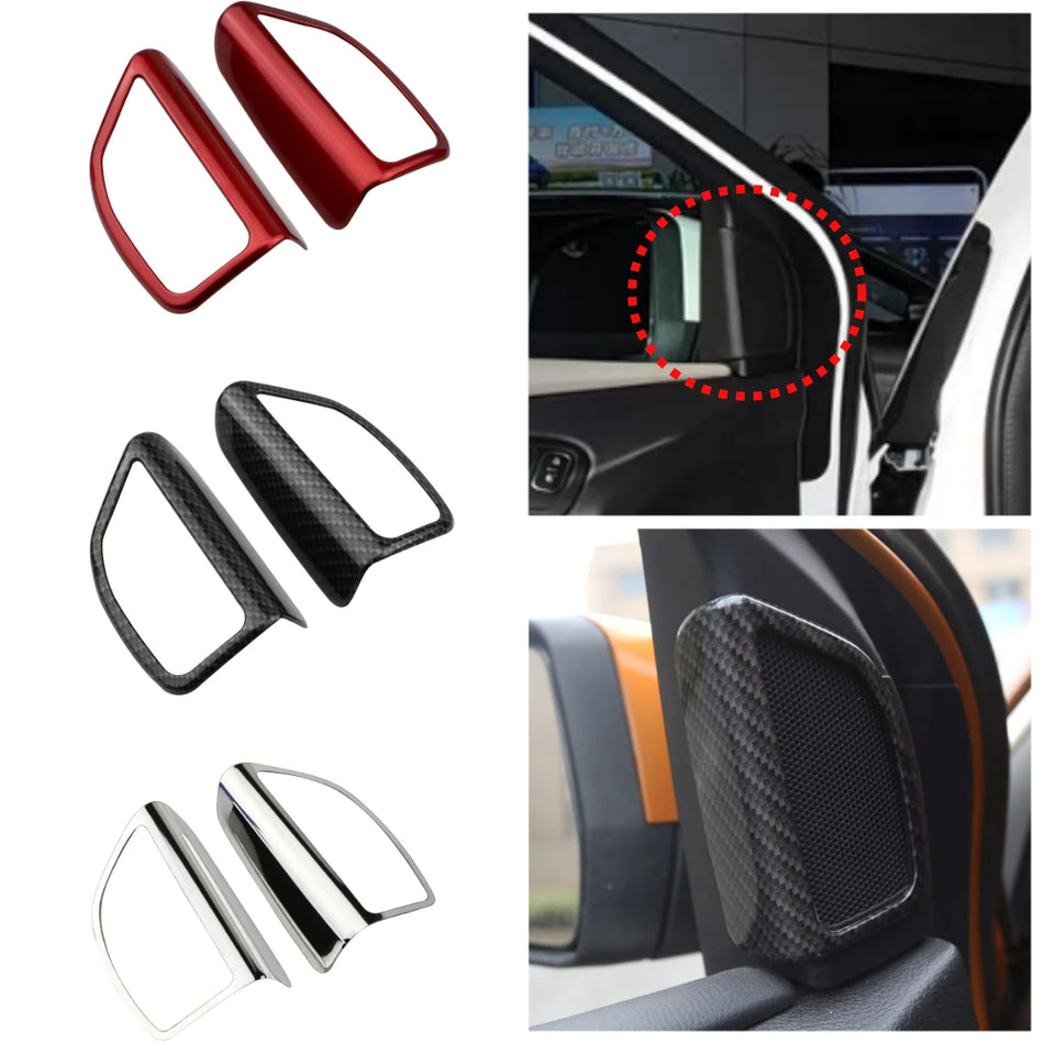 Stulpelio garsiakalbio apdaila Ford Focus 3 MK3 ABS chromo interjero aksesuarai ir priekinio durų stulpelio puošmenos