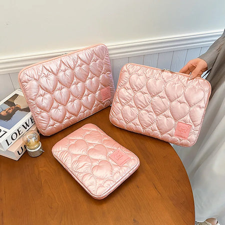 Macaron Color Laptop Sleeve pink / 13-14 inch
