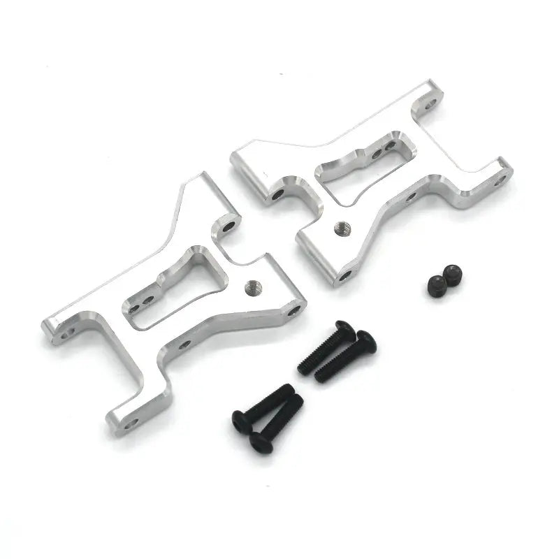 HNR H9804 Fox Hound RC Car Parts &ndash; Durable Metal Control Arms Silver / CHINA