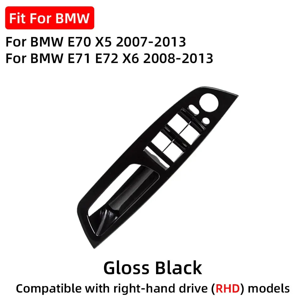 E70 E71 LHD RHD Car Interior Door Pull Handle Inner Armrest Panel Trim Cover Replacement For BMW X5 X6 E70 E71 E72 2007-2013 by InterCyprus Trading Ltd