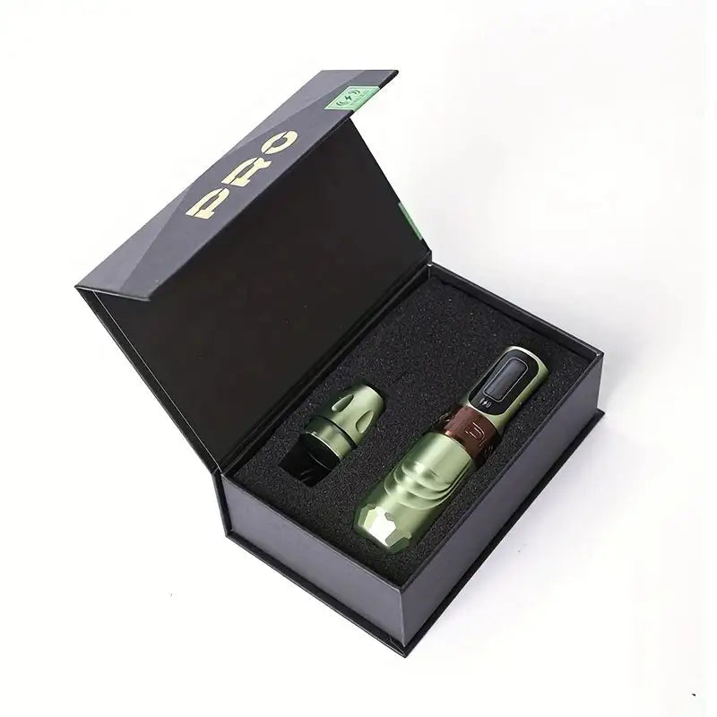 YILONG MAX Tattoo Machine Cartridge Pen &ndash; 2400mAh Battery green 1