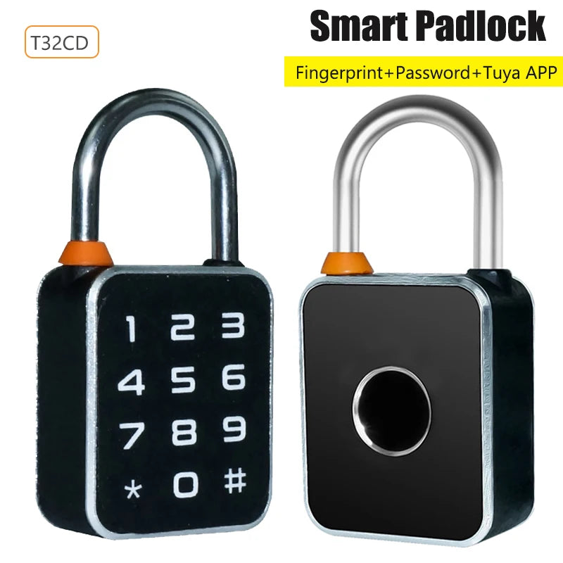 Luxuglow 3 In 1 Tuya Smart Padlock &ndash; Biometric Unlock
