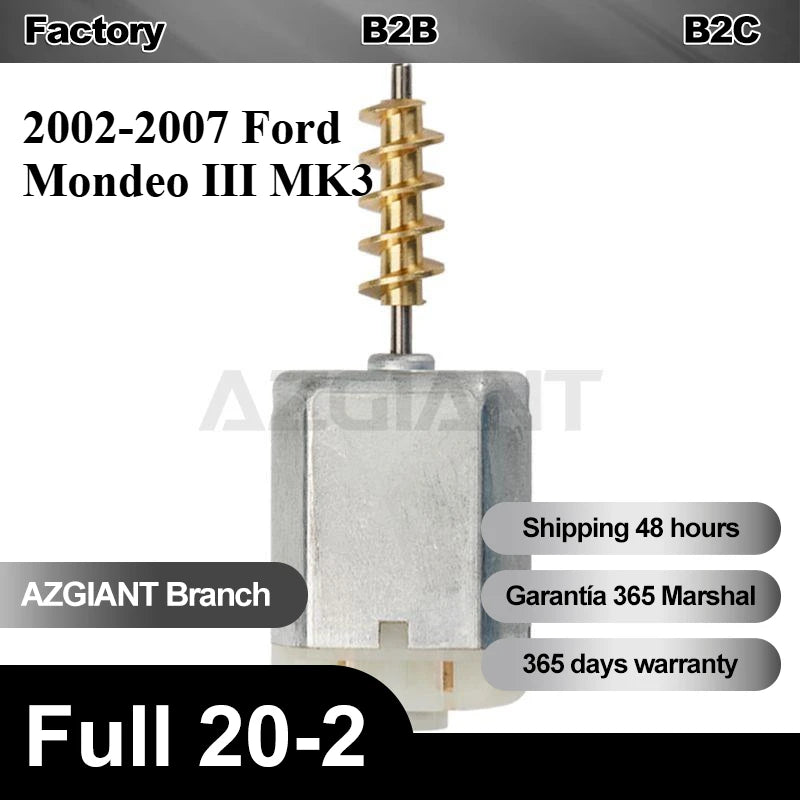 Central Locking Actuator 12V Metal Gear Train for Ford Mondeo III MK3 2002-2007 Replacement Part
