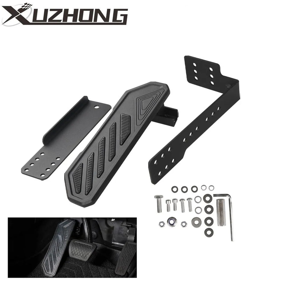 Podkładka pedału po lewej stronie dla Jeep Wrangler JL/JLU i Gladiator JT, aluminium, obrabiana CNC