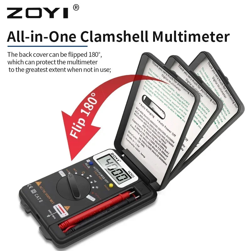 ZOYI VC921 Digital Multimeter &ndash; Pocket Capacitance Tester