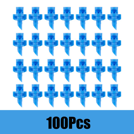 Versatile Micro Refraction Nozzle Sprinkler - 20/50/100Pc Set for Efficient Garden Irrigation Blue-100pcs