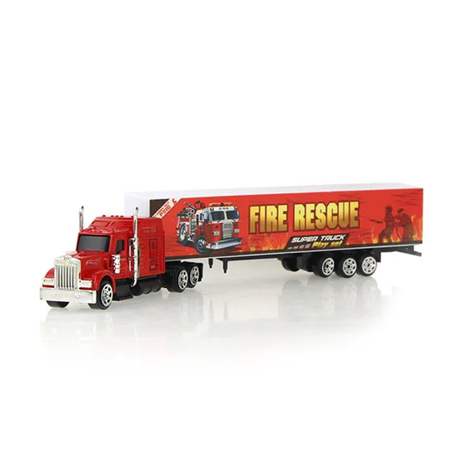 Sliding Alloy Truck Model &ndash; Multi-Color Diecast Car for Kids 1047A RED