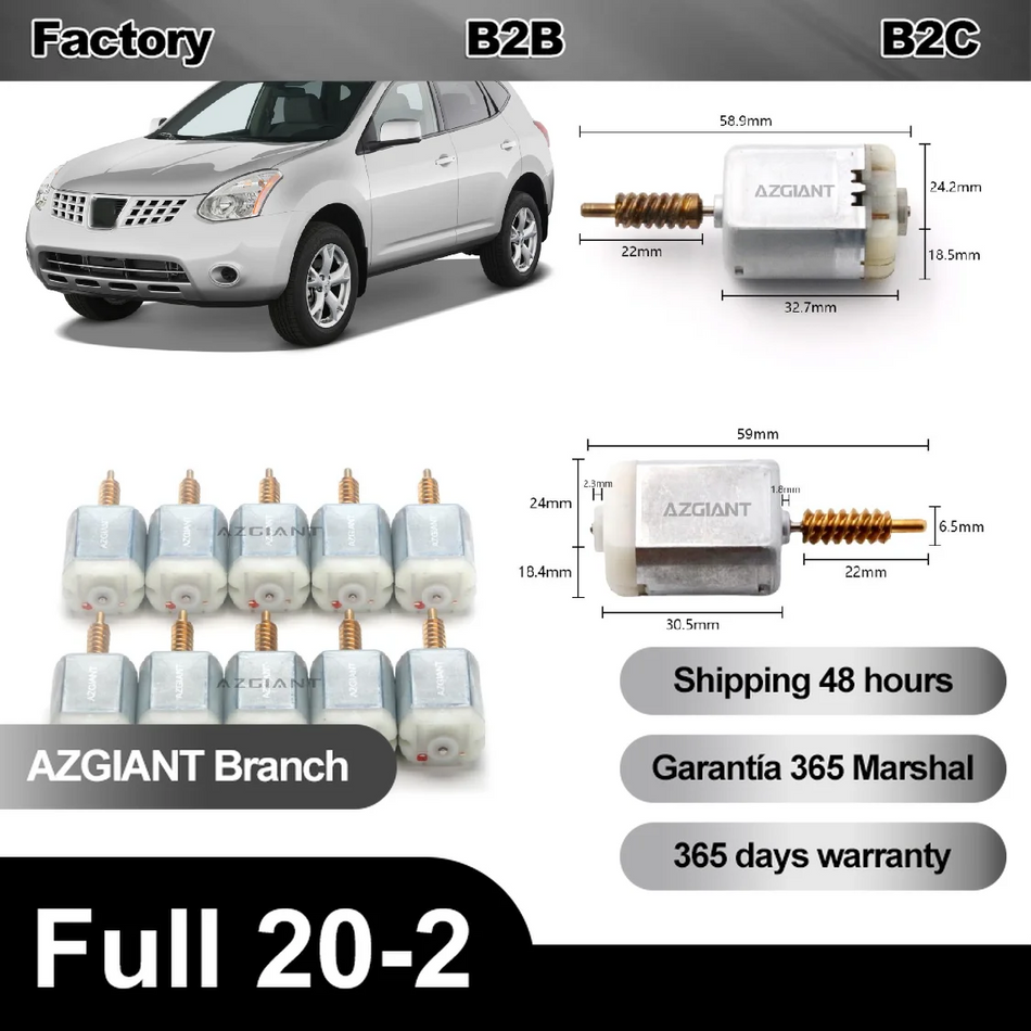 Nissan X-Trail Rogue Dørlåsmotor Passagerside, Elektrisk Drift 80501-JM10A