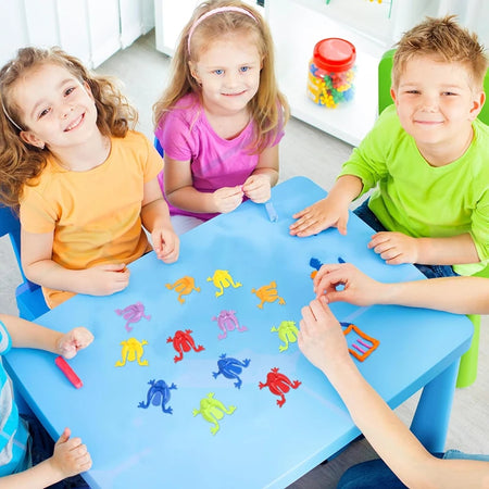 Jumping Frog Toys 50PCS Stress Relief Kids Birthday Party Gifts