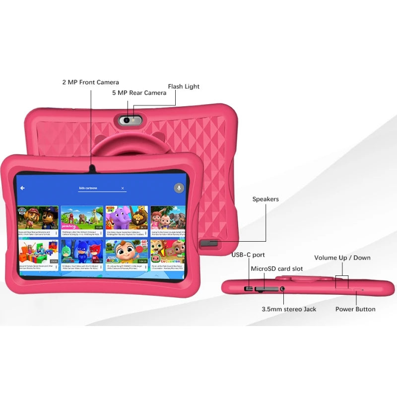 J11 Android 13 Kid Tablet 10.1 Inch &ndash; Ultra Slim Design