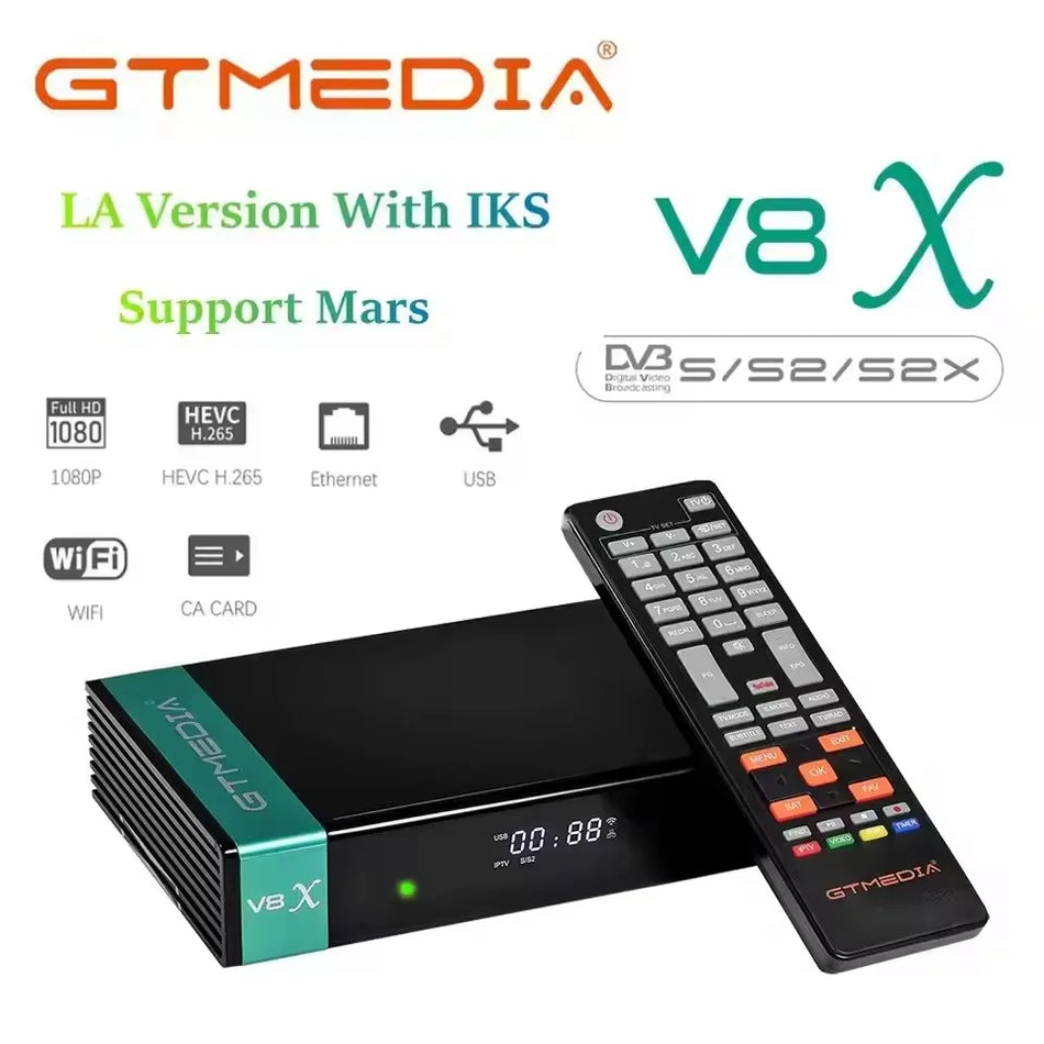 GTMedia V9 PRIME Full HD satelitní přijímač DVB-S2 s USB WiFi upgradem